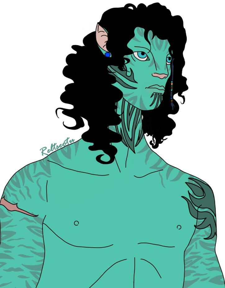 Tallulah, Avatar Na'vi OC, Bust Shot